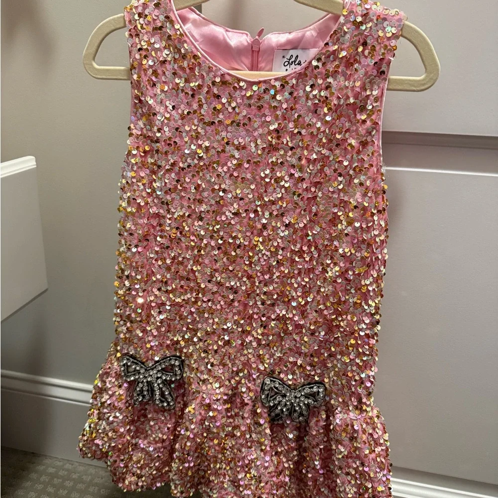 Lola and the Boys ROSIE BOWS DRESS - Picture 5 of 7